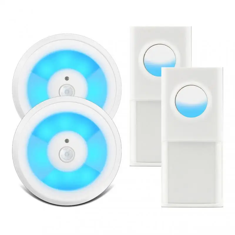 Smart Video Doorbell Wireless Cordless Ring Dong Chime IP55 Waterproof Outdoor Intercom Door Bell PIR Motion Sensor Night Light 