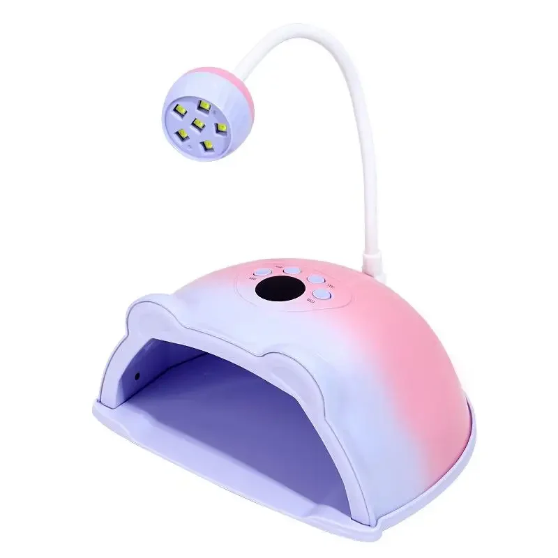 

Two-In-One Rotatable Nail Drying Lamp Nail Dryer for Manicure Fast Curing Gel Nail Polish Professional Nail Lamp Salon Tools