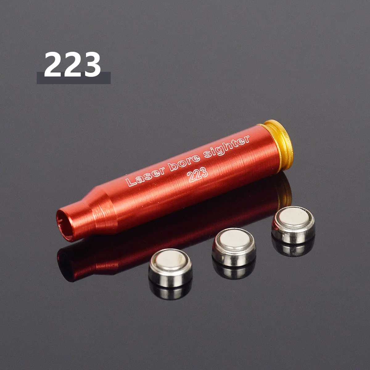 Tactical Laser Bore Sight Caliber 12GA 20GA 5.45X39 7.62X39 9mm .308 .223 .303 7mm Red Cartridge Laser BoreSighter Sighter