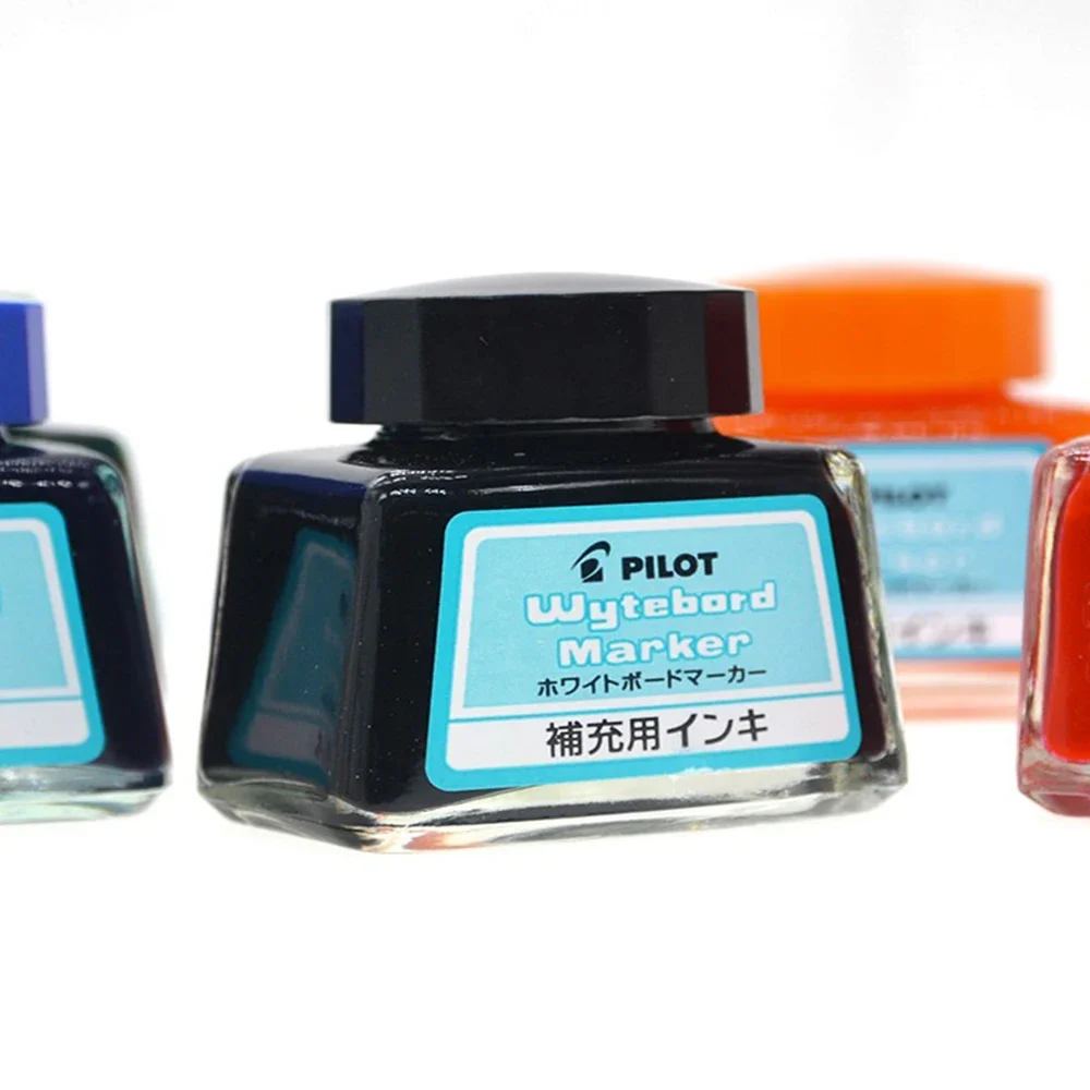 일본 PILOT 화이트보드 마커, 대용량 잉크, 지우기 가능 WBMAVBM 회의 훈련 교사 사무용품, 30ml
