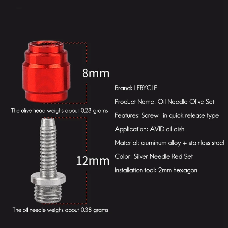 Bike Brake Olive Connecting Insert Kit For AVID SRAM Brake Replacement Part Bicycle Hydraulic Disc Hose