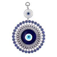 D0AD Turkish Blue for Evil Eye Decor Wall Hanging Pendant Amulets Ornament for Key Ring Home Garden for Protection Lucky Gift 2