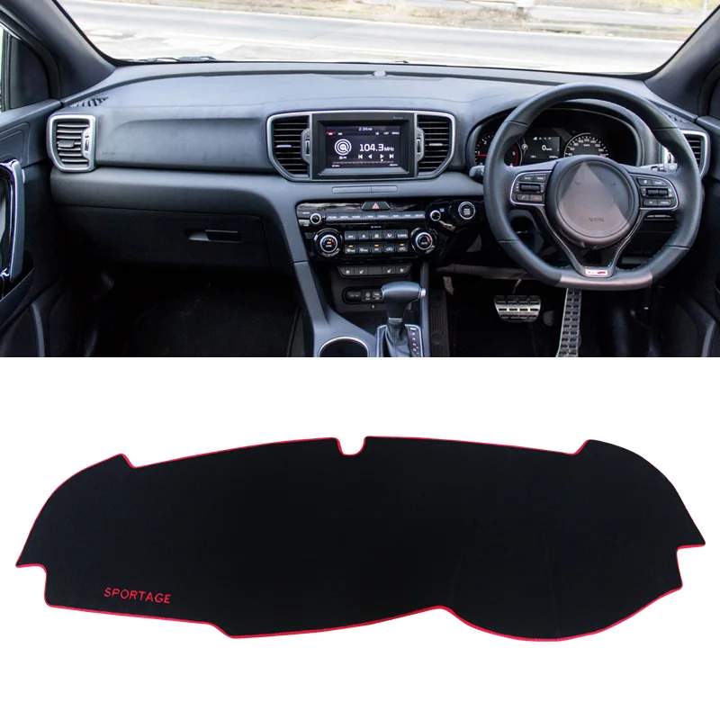 Car Center Console Dashboard Sun Shade Pad - Anti-UV Sun-Proof Carpet Decoration Accessories