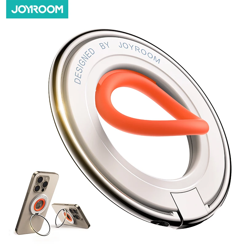 Joyroom Magnetic Ring Phone Holder Kickstand Silicone Ring Magnetic Phone Grip Holder Stand For iPhone 15 14 13 12 Pro Max