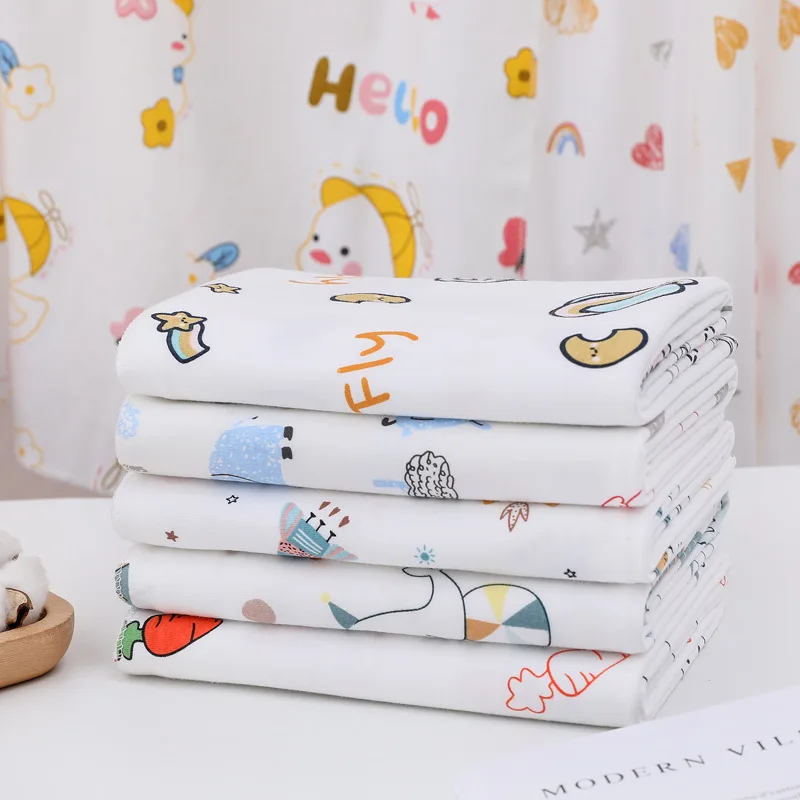 Baby Cartoon Small Animal Printed Blanket Bath Towel