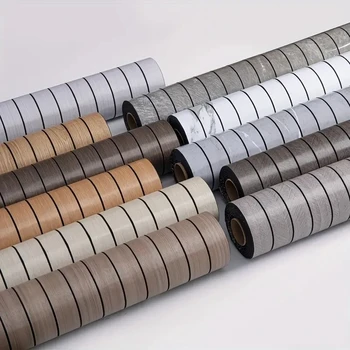 ورق جدران ذاتي اللصق من الخشب القديم ثلاثي الأبعاد سميك جدًا - مثالي لمشاريع السقف والجدار بنفسك، راتينج SXP، قابل للإزالة ووا - Image 5