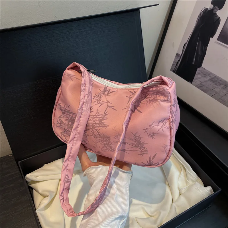 Mummy & Mee New Mini Chinese Style Fabric Shoulder Bag, Calligraphy Shoulder Bag main image 0