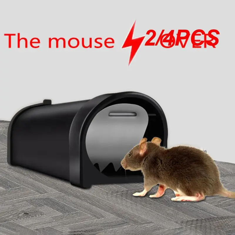 

2/4PCS Mouse Trap Catch and Release Mouse Mice No Kill for Best Indoor/Outdoor Mousetrap Catcher Non Killer Small Capture Cage