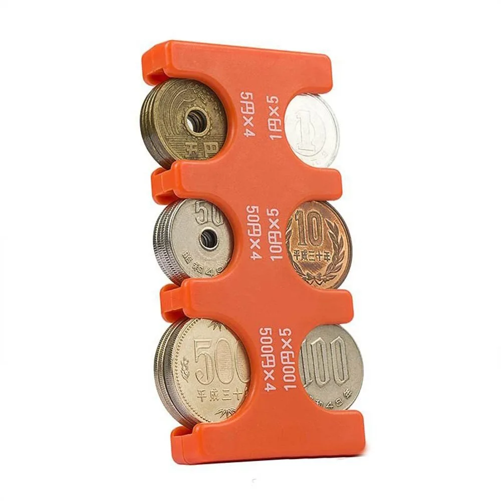Multi-position Coin Money Clip Plastic Purse Pocket Coin Dispenser Ultralight Wallets Solid Color Money Bag Portable Pocket Metal Money Clip Leather Coin Purse