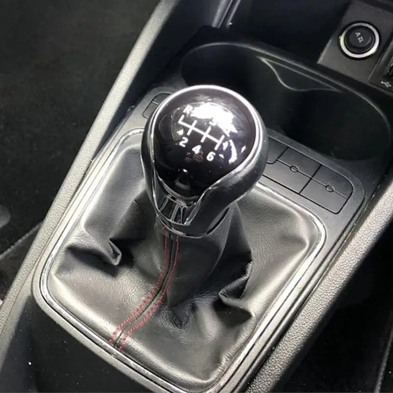 Manual Car Gear Shift Knob Lever Stick Shift Knob Gearbox For SEAT IBIZA IV (6J) 2009 2010 2011 2012 2013 2014 2015 2016 2017