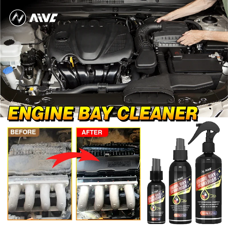 Car Engine Cleaner & Engine Bay Cleaner - Powerful Degreaser for Oil Sludge & Grease Fuel System & Throttle Body Cleaning 5