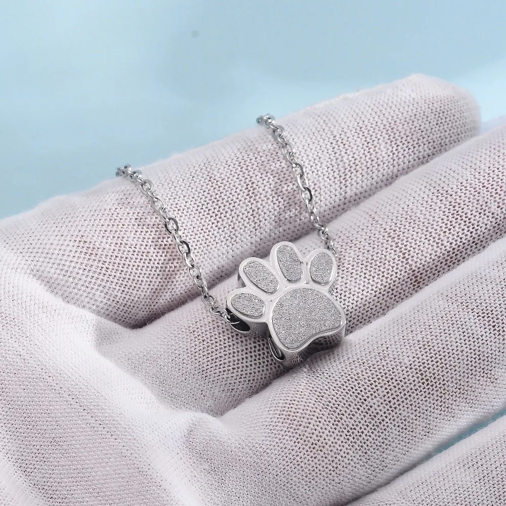 Pet Paw Print Urn Necklace 3