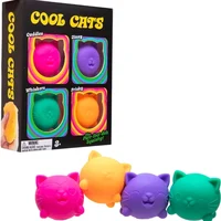 Needoh Cute Cat Maltose Squishy Toys Slow Rise Stress Relief Ball Sensory Fidget Toys for Adult Kids Anti-Anxiety Sensory Toys 3