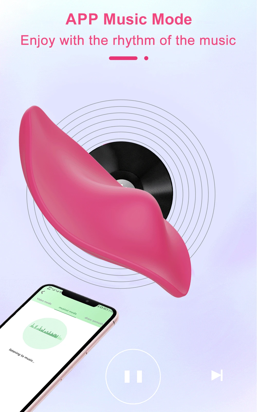 App Bluetooth Clitoris Vibrator With Wireless Remote Control_voghion.com