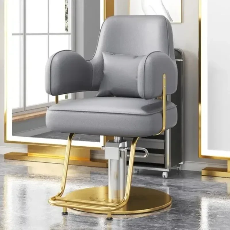 Modern Hair Salon Barber Chairs European Style Hairdressing Chair Dressing Room Back Armchair Recliner Cabeceros Furniture manufacturers selling chair european hairdressing chair