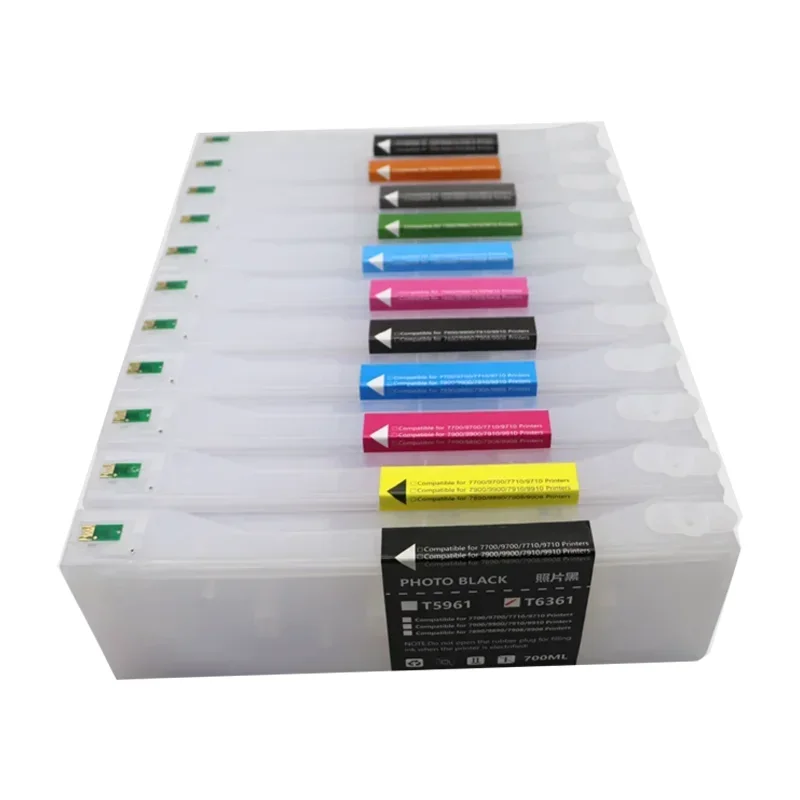 FULL INK   T5961 T5969  Compatible for Epson 9908 Pigment ink cartridge 7910 9910 7908 7890 9890 9900 7710 9710 7700 9700 Ink