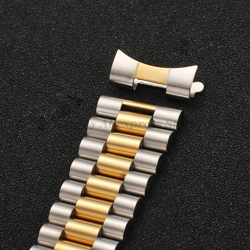 Premium Stainless Steel Watchband Replacement - Arc Interface Wristband Bracelet