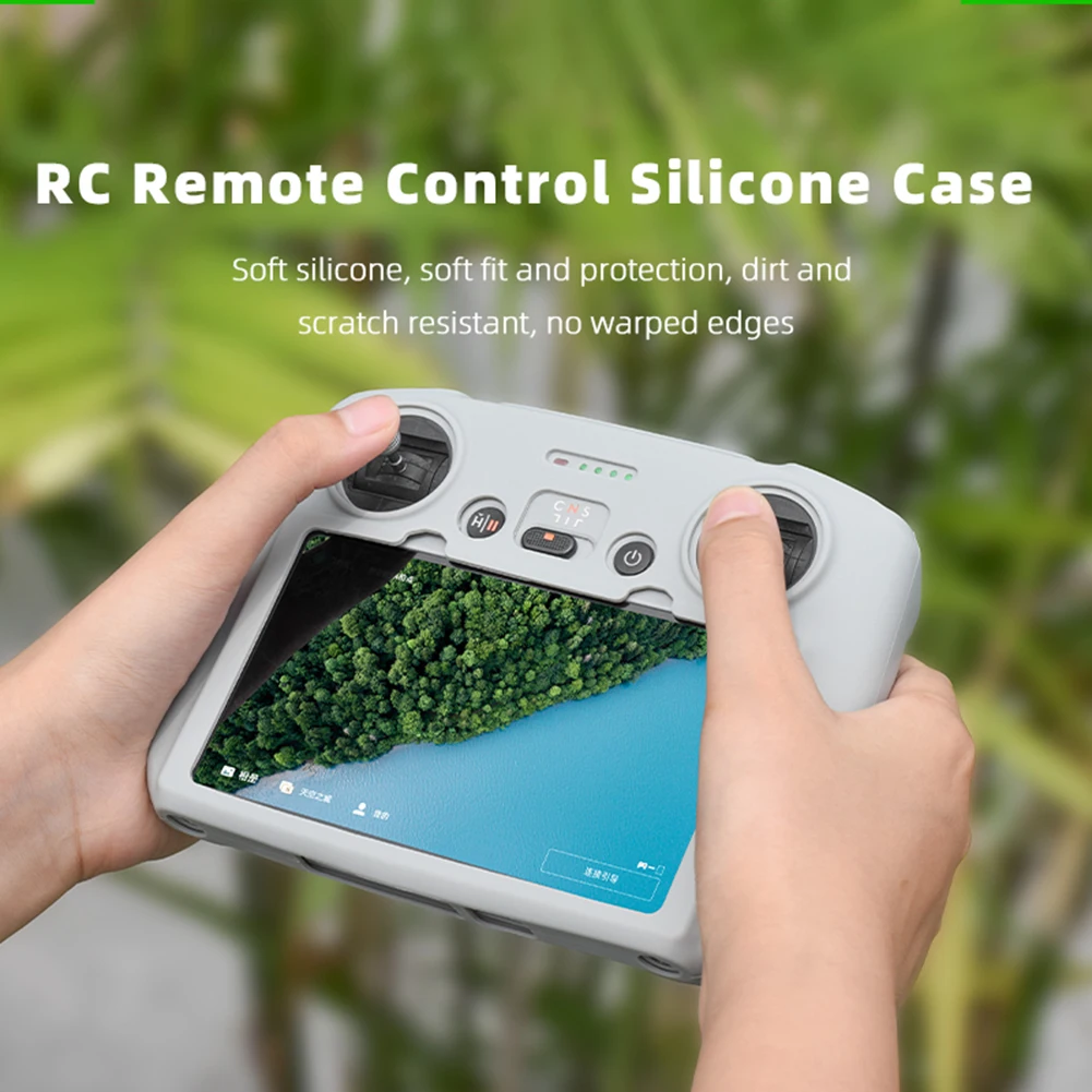 Coque de protection en silicone pour télécommande Mini 3 Pro RC, protégeant des chocs et rayures.