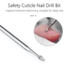 High Quality Electric Nail Filing Machine Safety Nail Drill Bit Milling Cutter Hard Alloy Drill Bit Dead Skin Remover 3/32“ 3
