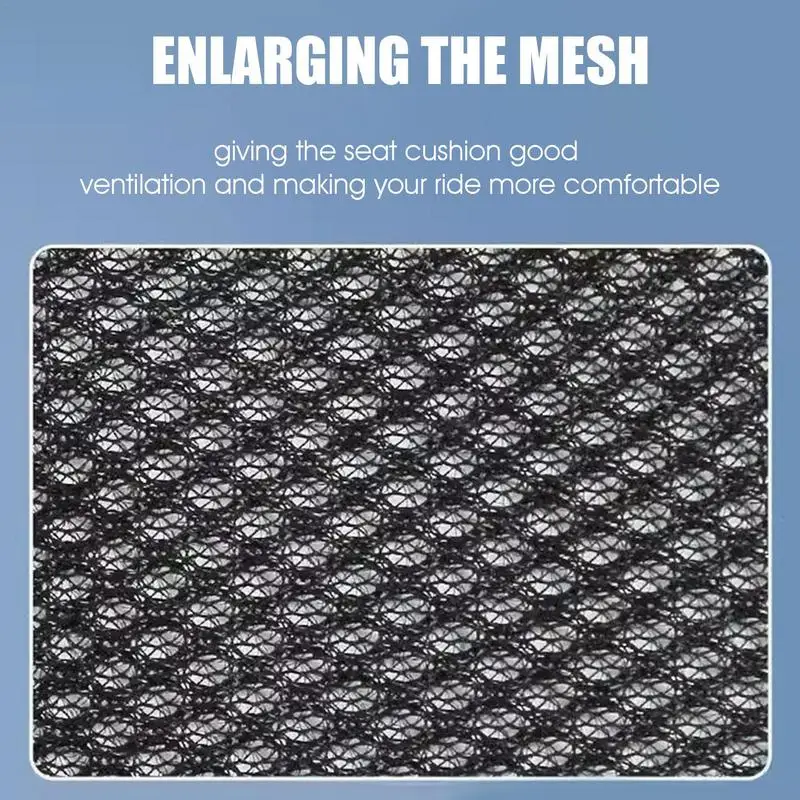 Motorcycle Seat Cushion Sun Protection Seat Covers Cooling Seat Cover 3D Honeycomb Breathable & Waterproof Seat Protector Mesh