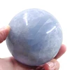 100-800g Natural Blue Celestite Sphere Quartz Crystal Ball Healing 3
