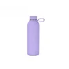 1pc 500ml/17oz 304 Stainless Steel Insulation Cup With Narrow Mouth, Portable Leakproof Sports Water Bottle With Handle Ring 2