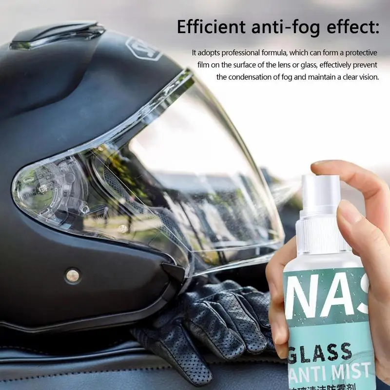 AntiFogSprayForCarCarGlassMotorcycleHelmetEyeglassBathroom