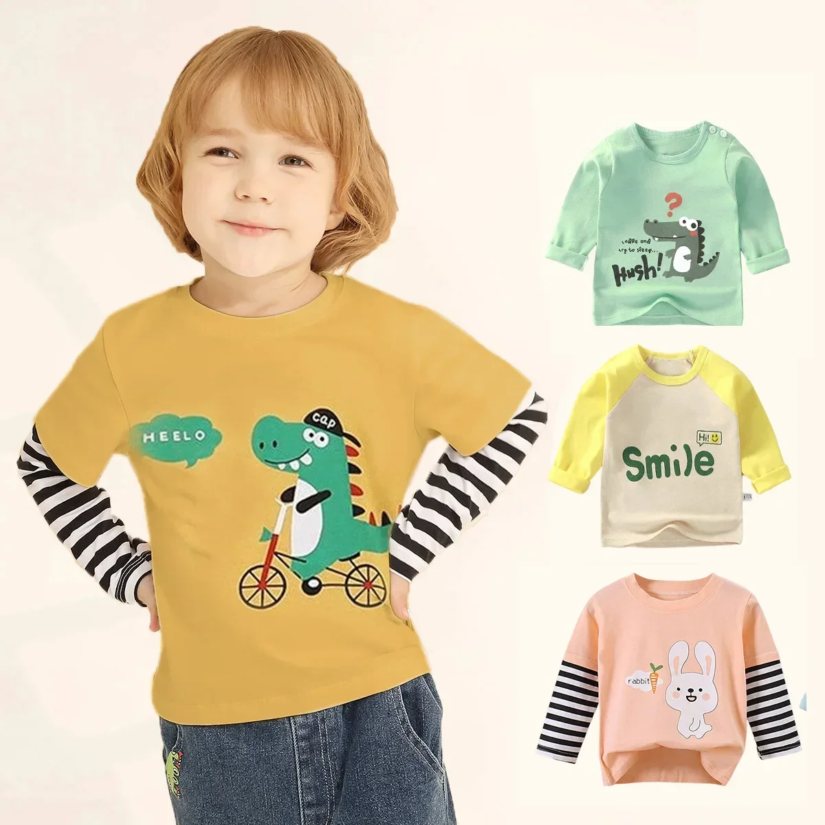 Kids Cotton Long Sleeve Sweatshirt 2