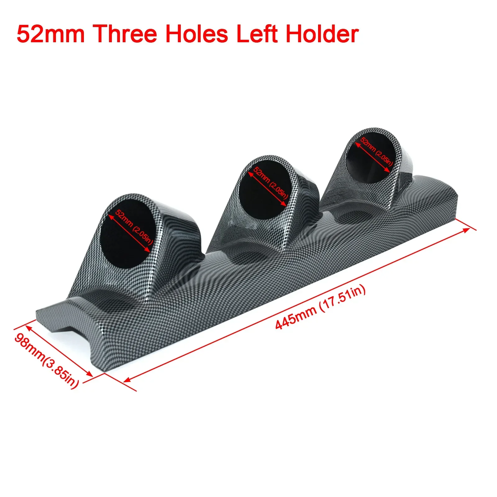 2" 52mm Car Gauge Holder Bracket Cup Pod Universal Single Double Triple Drive Car Meter Hole Dash Gauge Pod Mount Holder car meters holder