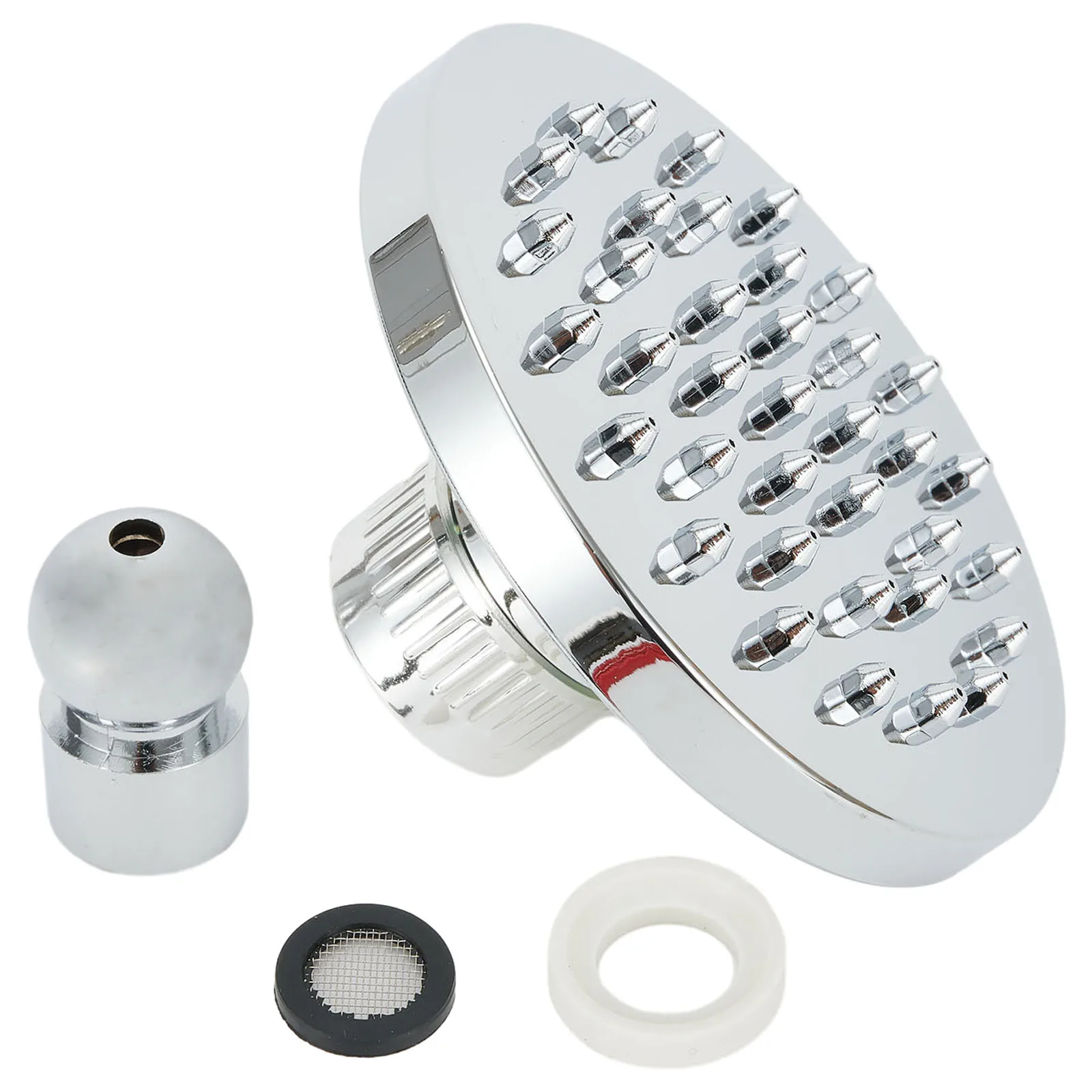 

1Pc Shower Head 4 Inch Bathroom Shower Top Spray Head Plastic Top Spray Shower Head ABS Bathroom Shower Head Accessories