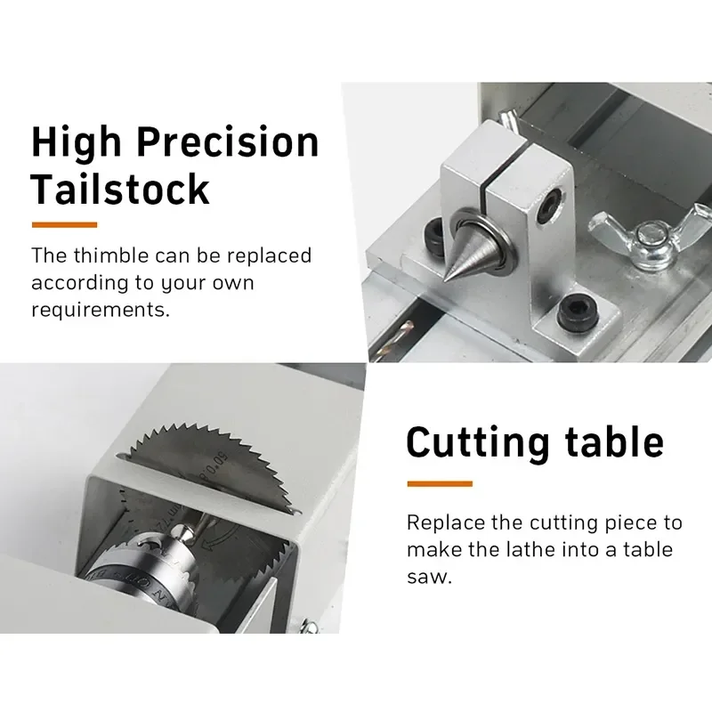 Mini Wood Lathe Machine DIY Woodworking Miniature Buddha Pearl Lathe Grinding Polishing Beads Wood Drill Rotary Tool 12-24VDC
