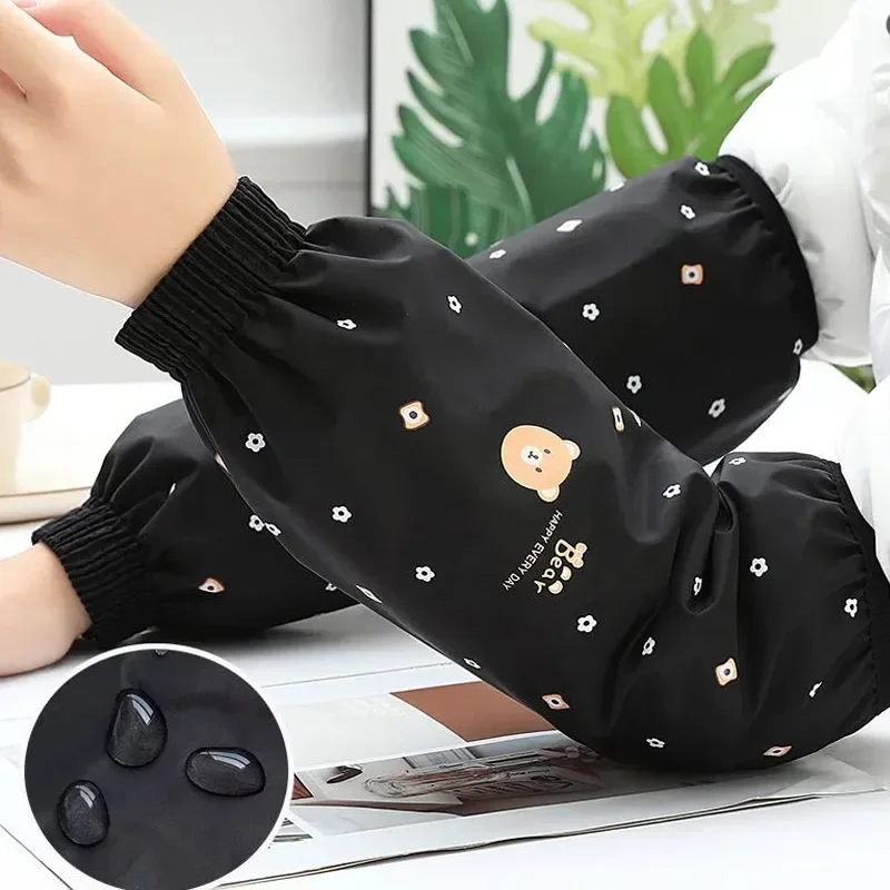 Waterproof Cartoon Cuff Sleeves - Anti-Dirt and Oil-Proof Sleeve Protectors for Autumn and Winter Use