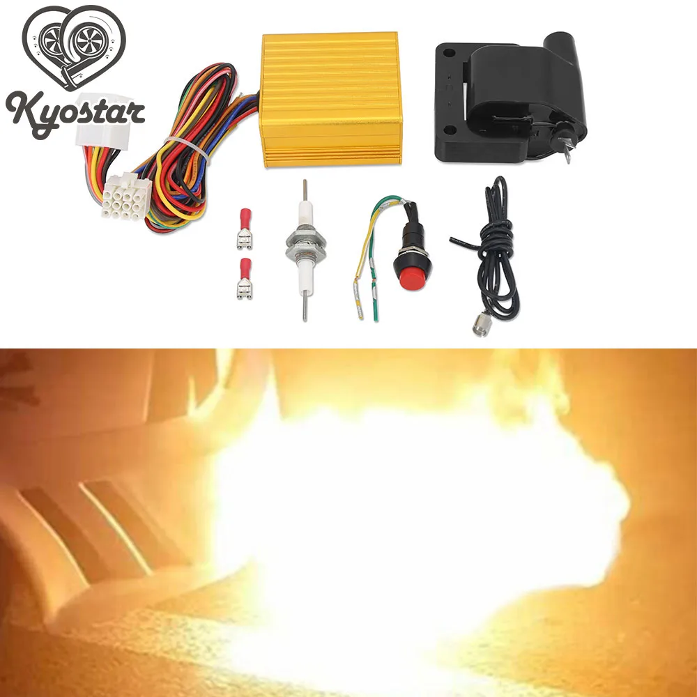 Universal 12V Car Racing Off Road Exhaust Flame Thrower Kit
