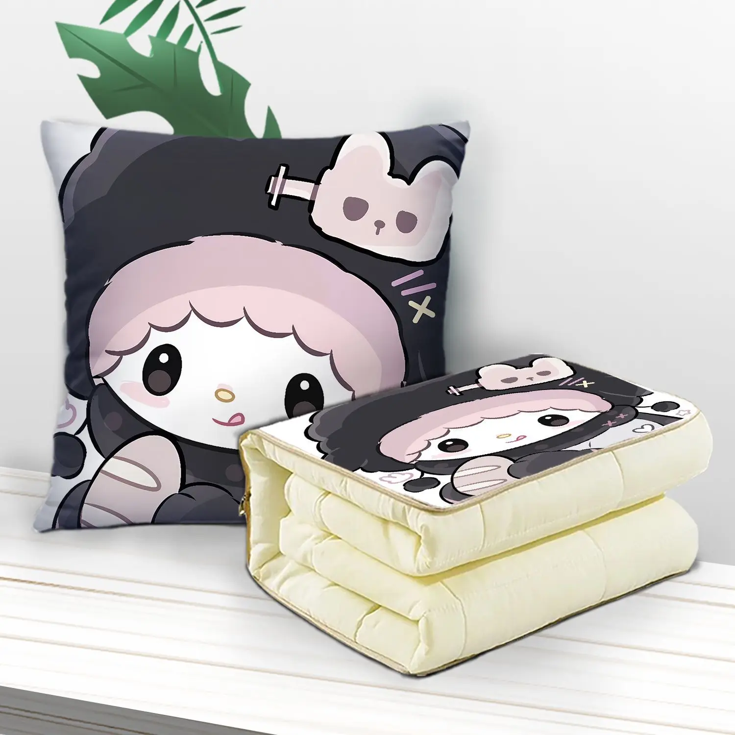 thumbnail image 1 of Nueva colcha de almohada de dibujos animados de Sanrio para la oficina, la pausa del almuerzo, el uso en el automóvil, colcha de almohada 2 en 1, colcha multifuncional para aire acondicionado, 1 of 5