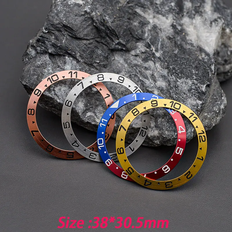 Moldura de Alumínio Fosco Gmt Sub Daytona Inserir Anel se Encaixa 40 mm Relógio Masculino Case Modificação Seiko Nh35 Nh36 Movimento Alta Qualidade 38 mm