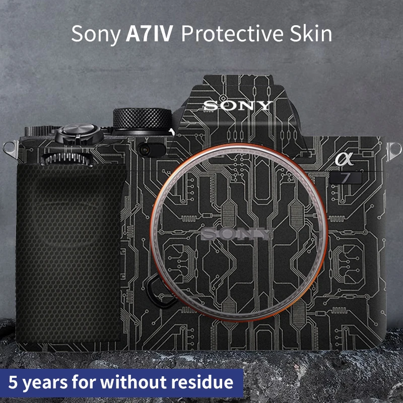 

Защитная Наклейка для Sony A7iv SKin Sony Alpha ILCE-7M4, защита от царапин, серебристые, несколько цветов