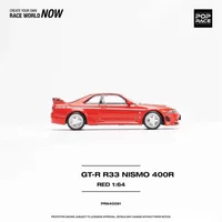 Pop Race x Xcartoys 1:64 GT-R R33 NISMO 400R RED Model Car 2