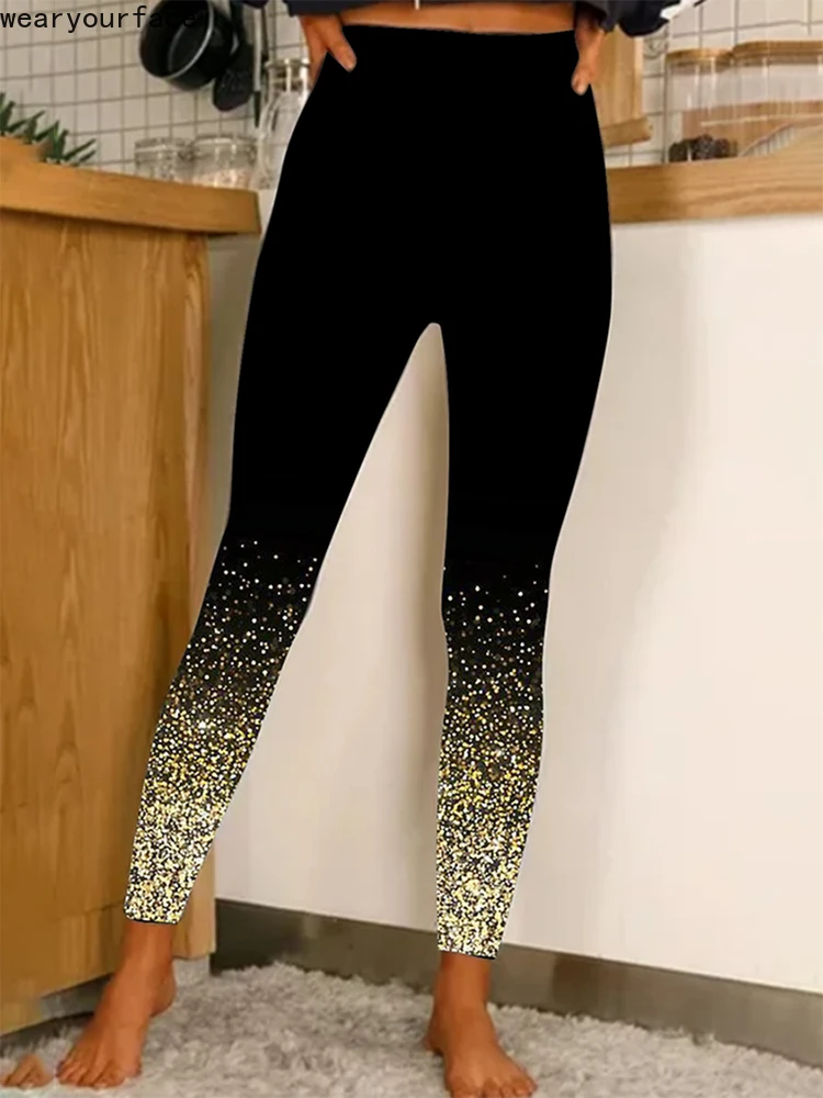 Bling Butterfly Gym Yoga Legging 3D All Over Print Sexy Casual Streetwear US Size Fitness Elastic Women Girl Clothing