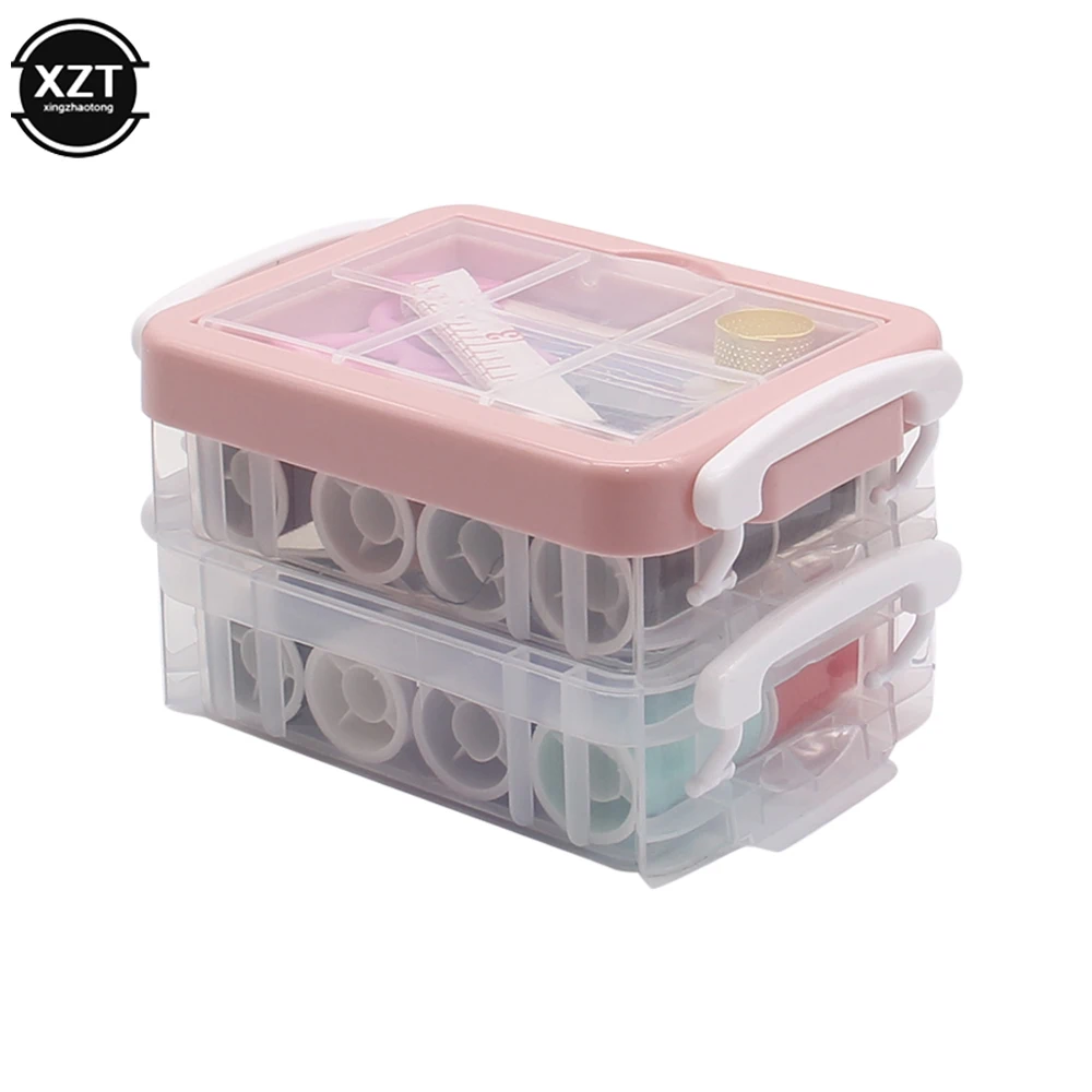 30Pcs/box Multifunction Box Sewing Kit Needle Tape Scissor Threads Sewing  Boxes Home & Travelling Supplies New Sewing Accessory - AliExpress