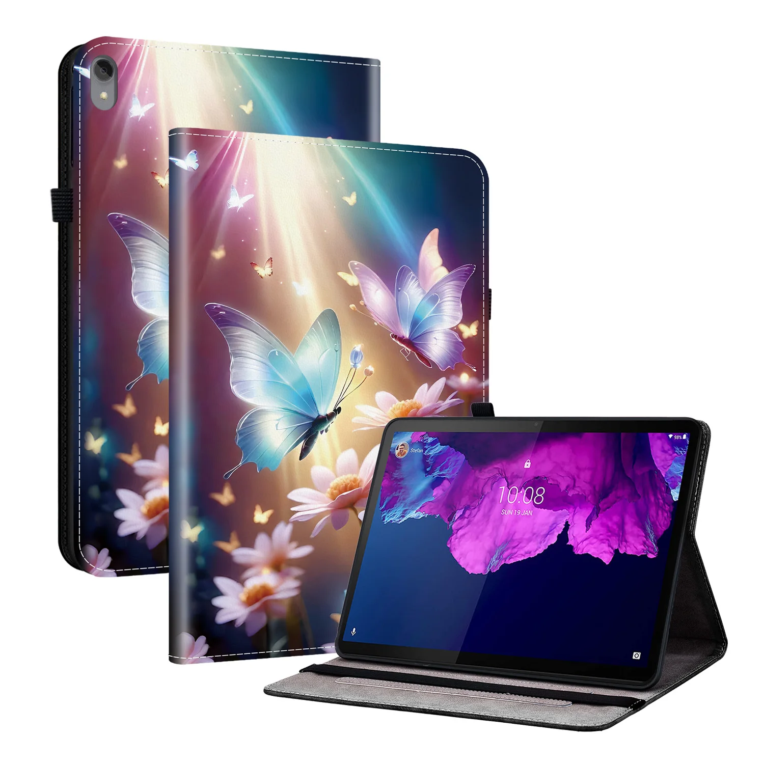 Premium Luxury Leather Tablet Cover, 11-12 Inch