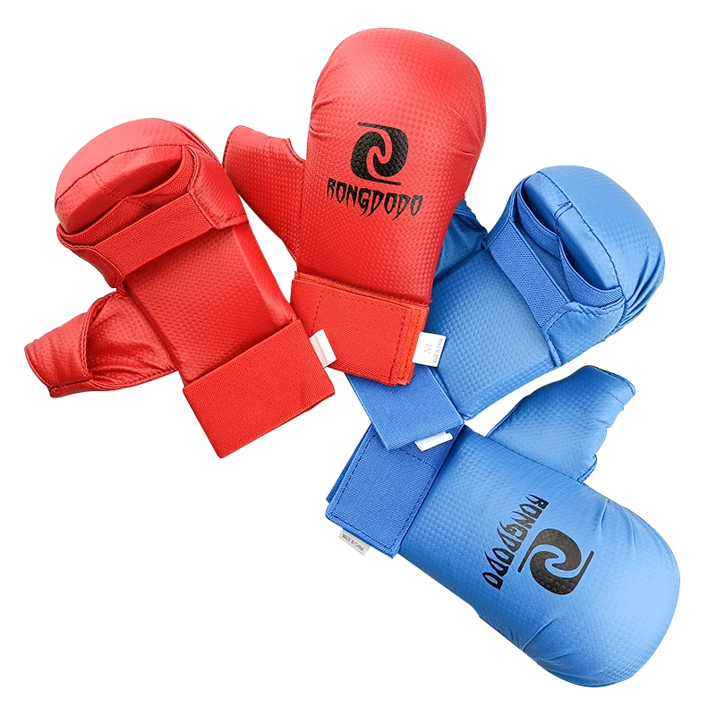 Adults Kids taekwondo Karate Gloves Taekwondo Protector Pads karate Gloves Kickboxing Muay Thai Sanda MMA Training Equipments