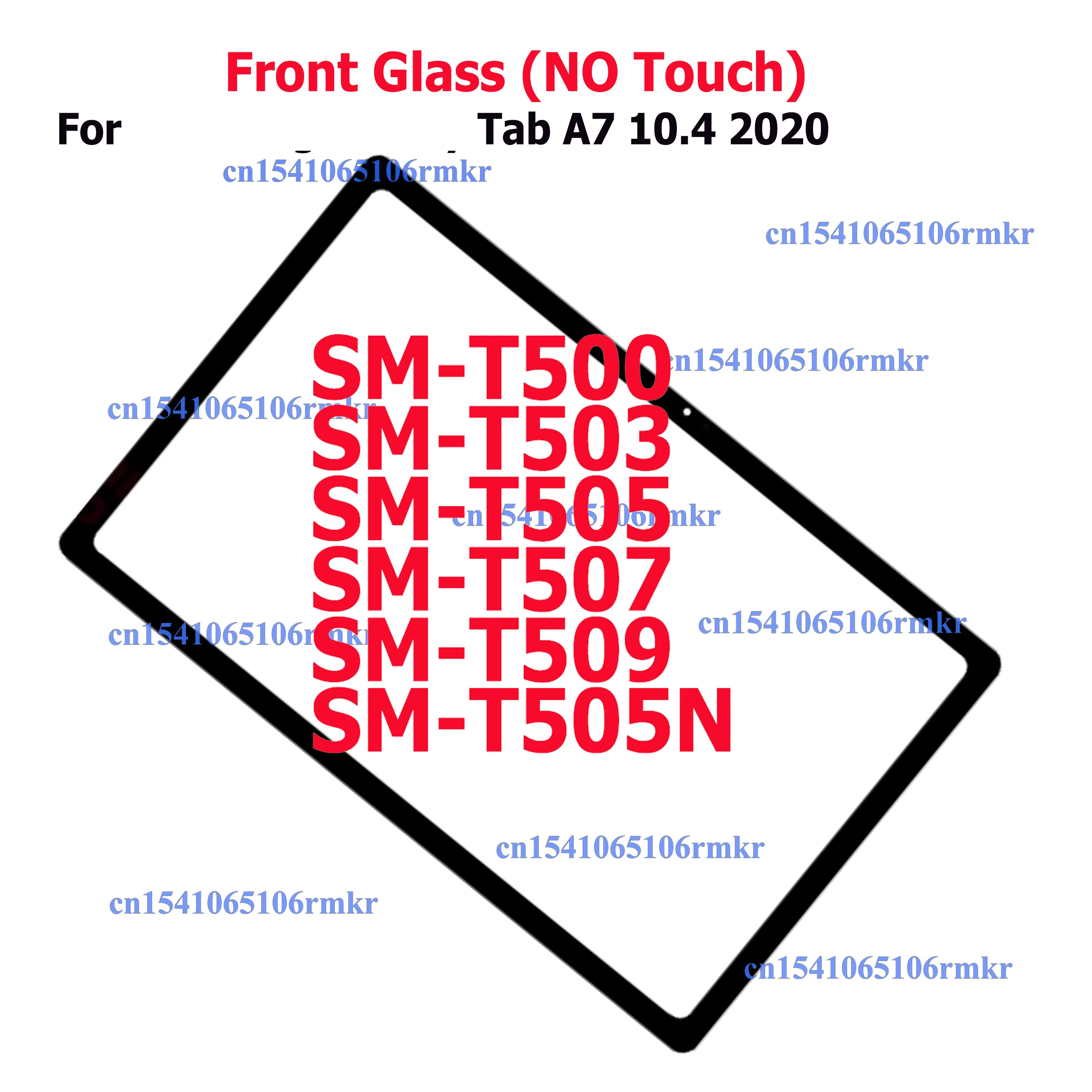 New Glass +OCA For Tab A7 10.4 T500 T503 T505 SM-T500 T509 Touch Screen Panel Sensor Front Outer Glass Replace