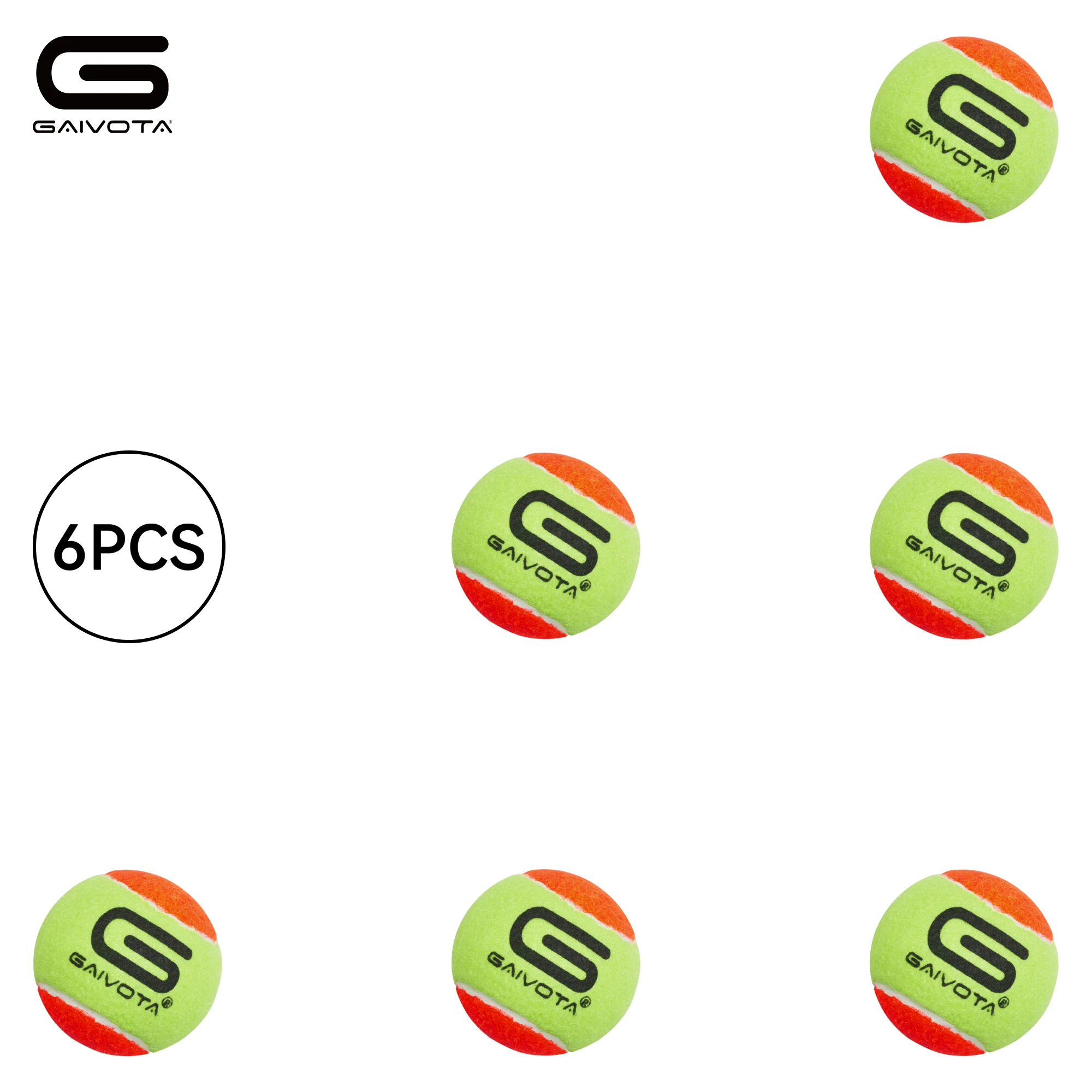 GAIVOTA Beach Tennis Standard Pressure Slow Training Ball Outdoor Training Tennis Accessories tennis balls