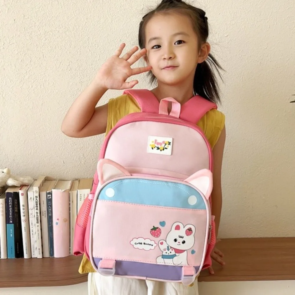 12inch Nylon Kids Backpack Waterproof Multi-Pocket Kindergarten School Bags Mochilas Large Capacity Student School Backpacks 3