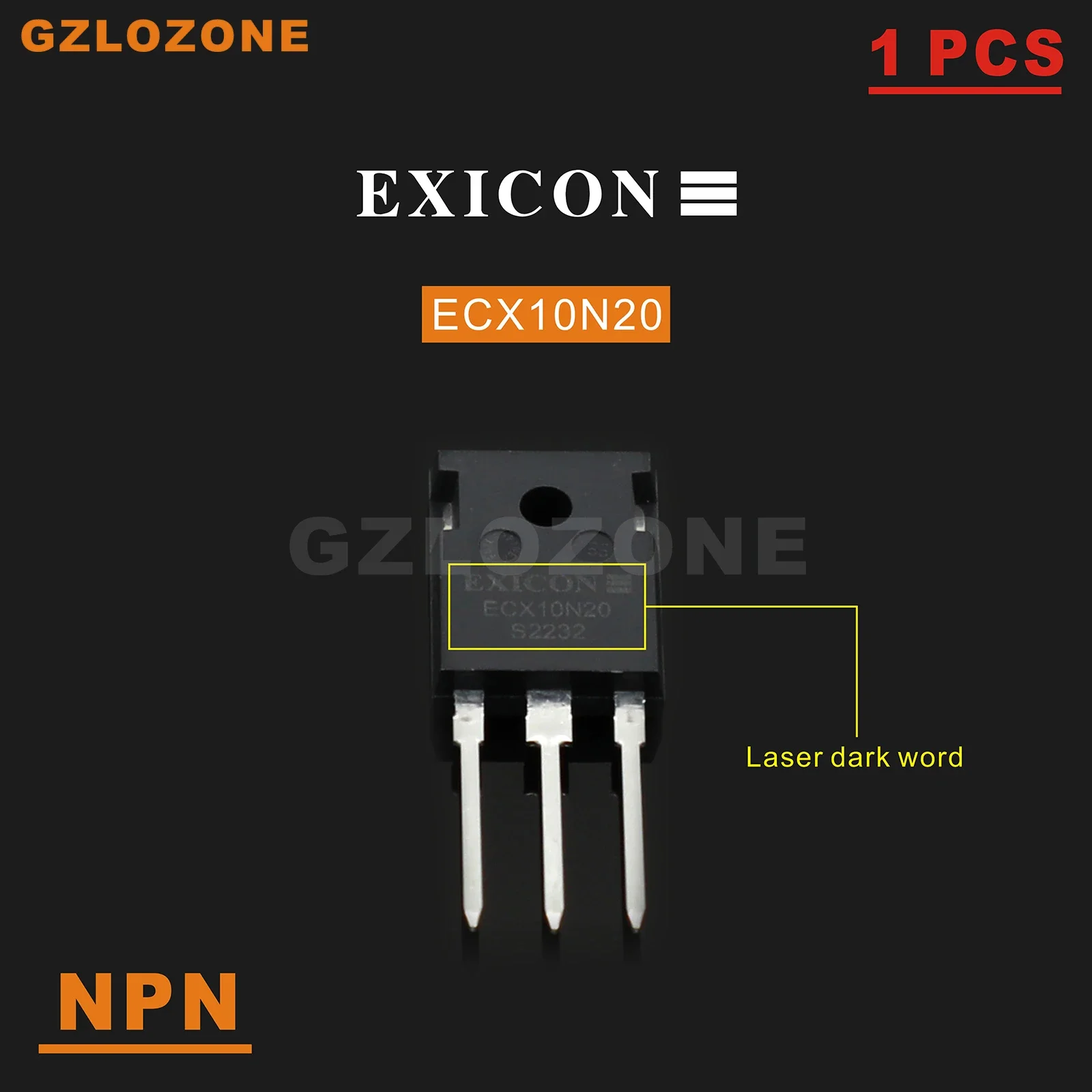 1 PCS Original ECX10N20/ECX10P20 Mosfets audio transistor High power EXICON 10N20/10P20 output tube For PCF F7 2