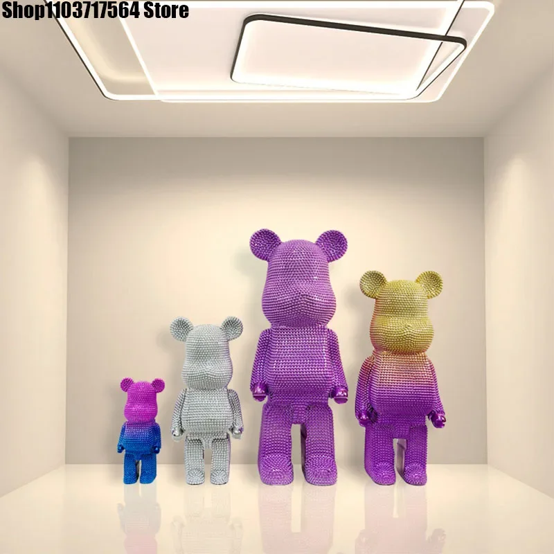 

Modern light luxury style home decoration floor decoration living room porch decoration network red tide play violent bear piggy