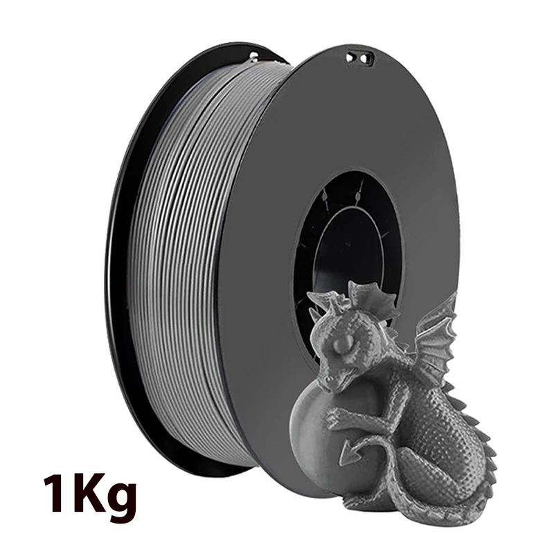 Premium PLA 3D Printing Filament – Gray and White, 1.75mm Diameter, Vacuum-Sealed Spool