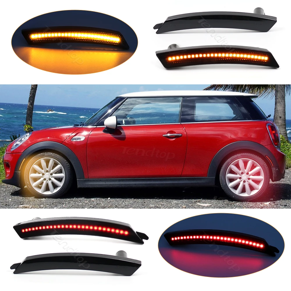 

For Mini Cooper R55 R56 R57 R58 R59 R60 R61 LED Side Marker Lights Front Rear Wheel Fender Parking Signal Lamp LED Panel Lamp