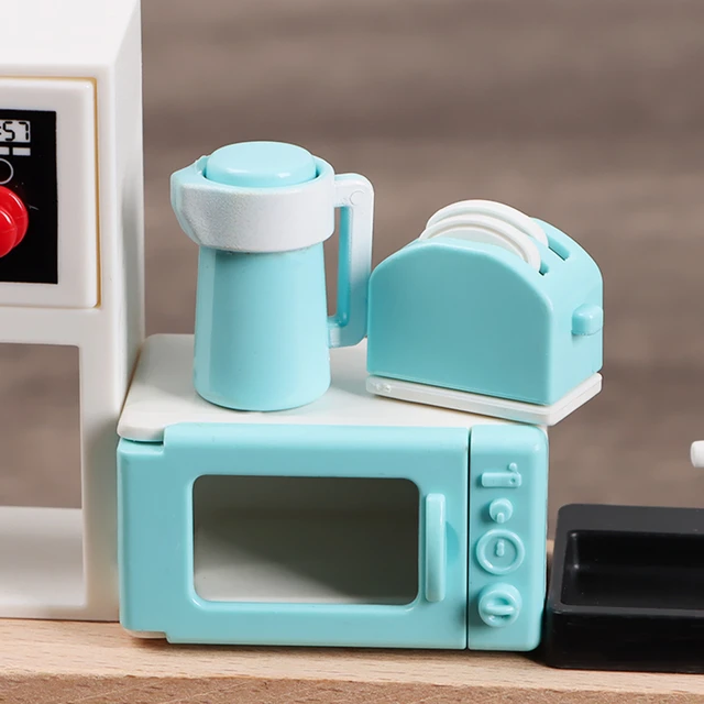 1:12 Dollhouse Miniature Kitchenware Mini Microwave Oven Modle