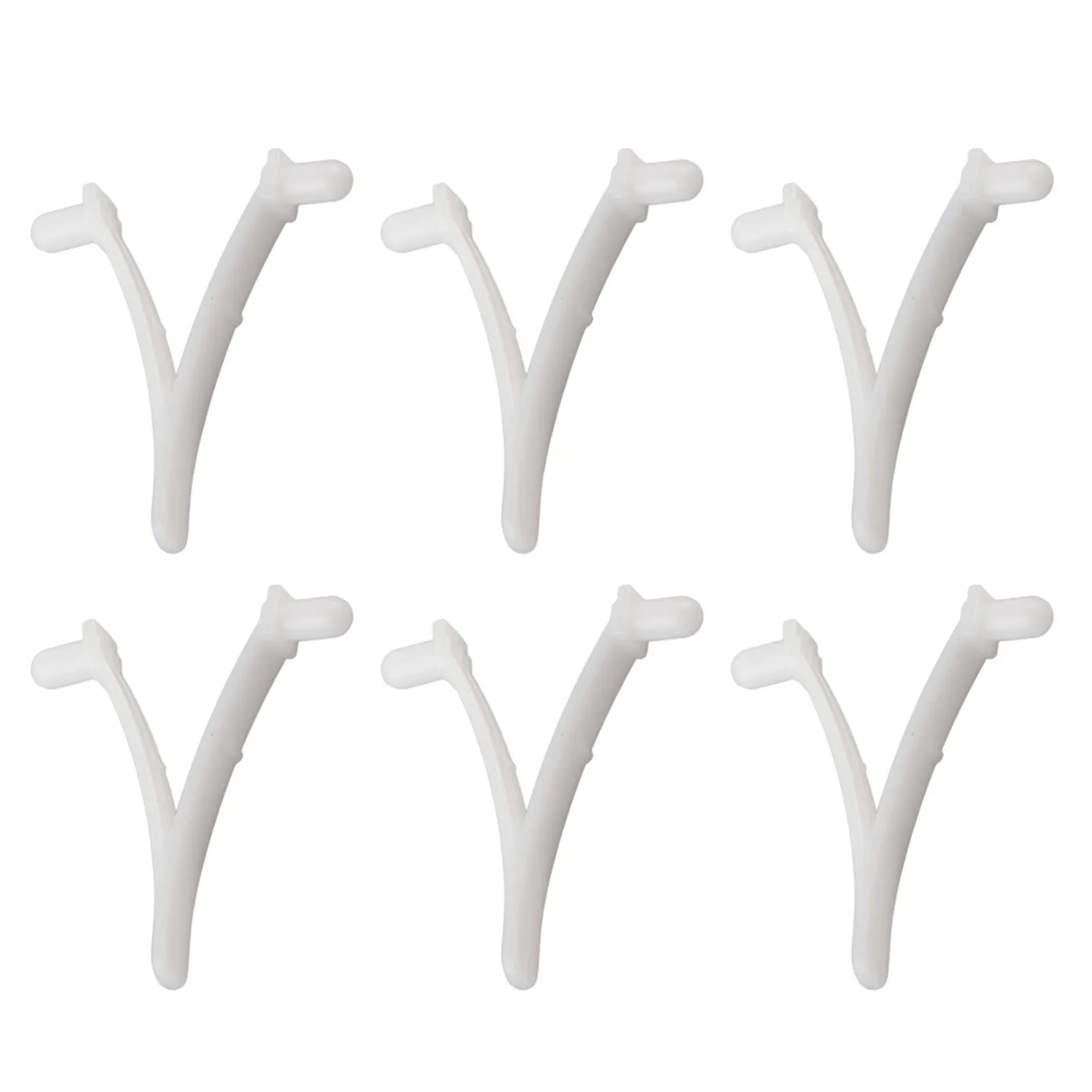 6pcs Pool Supply Butterfly V Clip Resin Swimming Pool Pole Fixing Parts For Spa Brush Leaf Rake Leaf Skimmer Vacuum Head